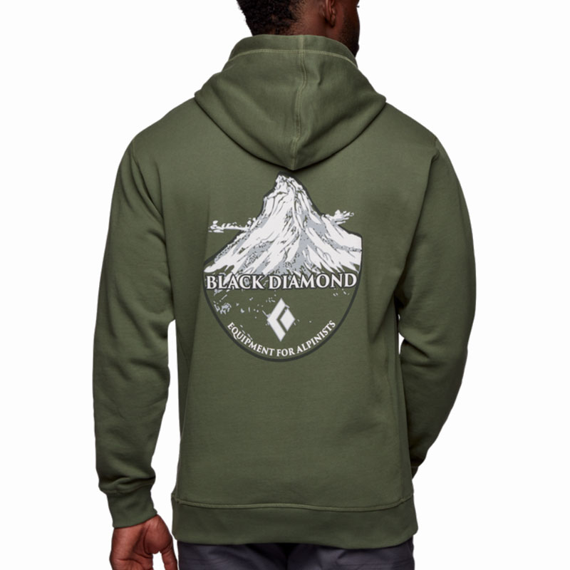 mikina BLACK DIAMOND M Mountain Badge Hoody tundra
